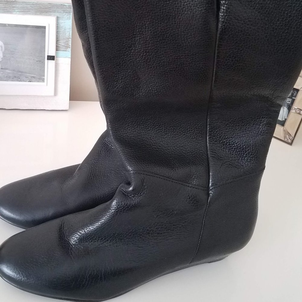 Steve Madden Wide Calf Black Boots